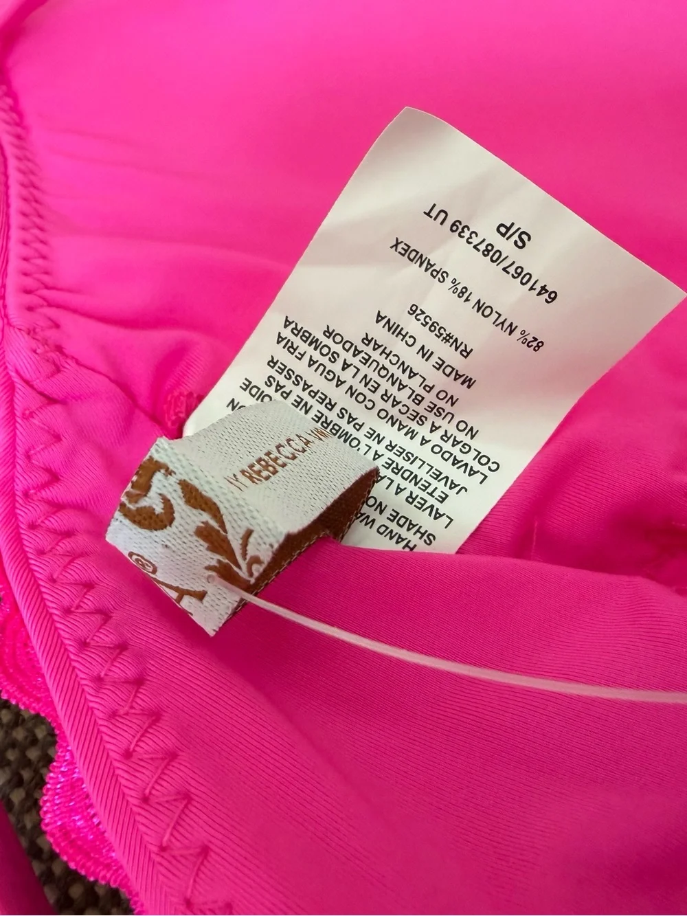BECCA Kids Neon Pink One-Piece Swimsuit